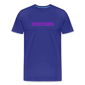 Blague de Route - T-shirt bio Premium Homme - bleu roi - Devant - Damien (186cm)