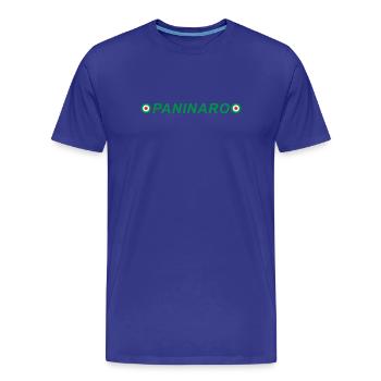Paninaro - T-shirt bio Premium Homme - bleu roi - Devant - Damien (186cm)