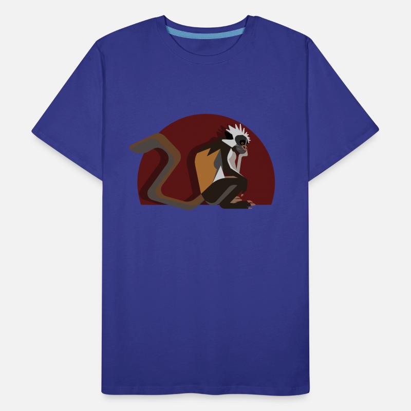 Sansibarstummelaffe Männer Premium Bio T-Shirt