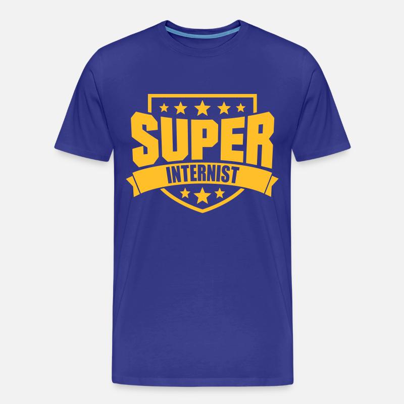 Super Internist - Männer Premium Bio T-Shirt - Königsblau