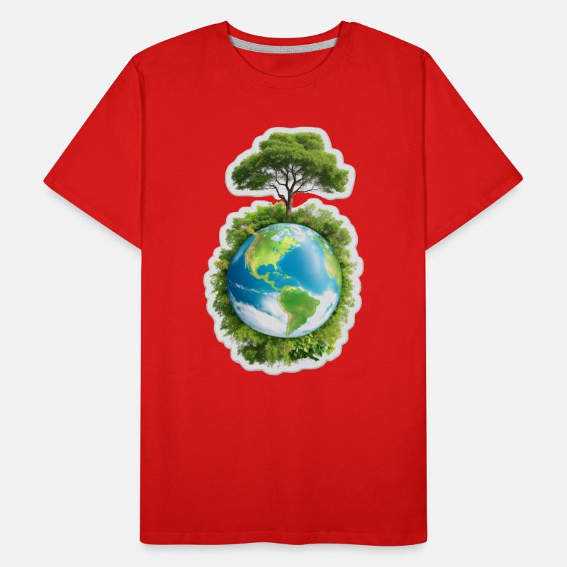Mutter Erde Männer Premium Bio T-Shirt