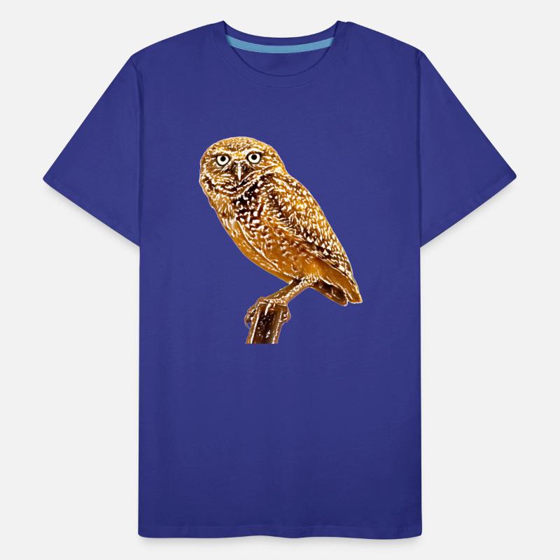 Die Eule die Eule Männer Premium Bio T-Shirt
