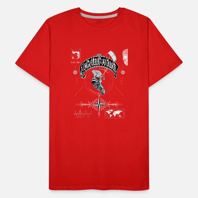 Ich glaub es hackt Kiter Männer Premium Bio T-Shirt
