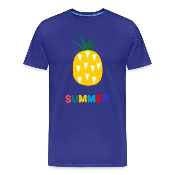 FEIERTAG. FROHE FEIERTAGE. GELIEBTE. MEISTER. LEHRER - Männer Premium Bio T-Shirt - Königsblau - Vorne - Damien (186cm)