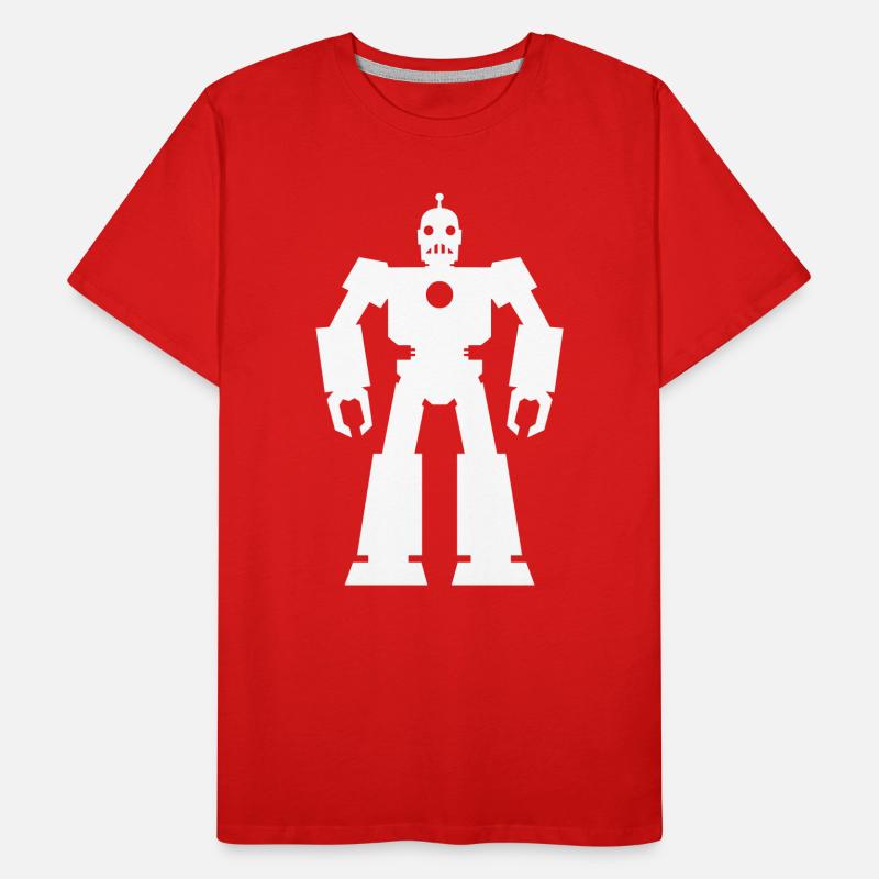 Robots – AI Technology Sci-Fi Nerd Design Men's Premium Organic T-Shirt