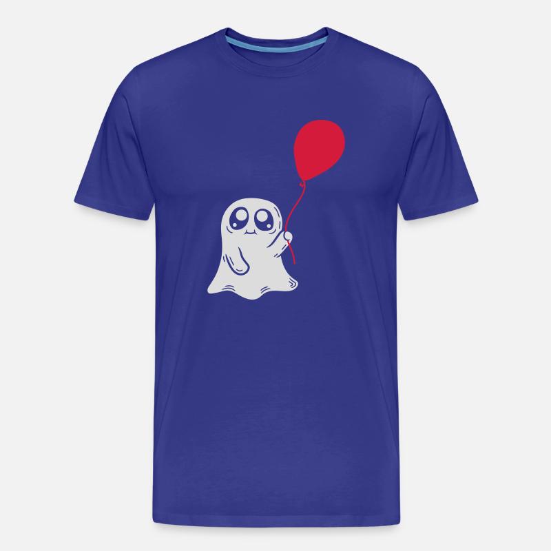 Luftballon Geist Comic Design - Männer Premium Bio T-Shirt - Königsblau