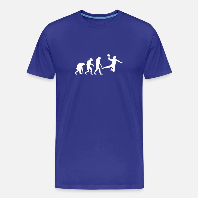 handball evolution - Männer Premium Bio T-Shirt - Königsblau