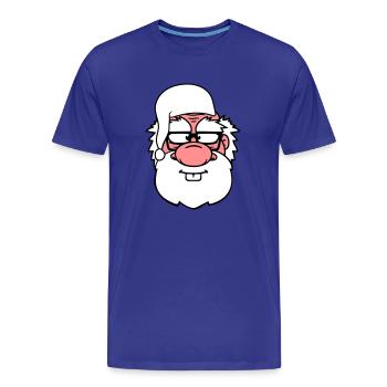 manteau de pyjama de grand-père - T-shirt bio Premium Homme - bleu roi - Devant - Damien (186cm)