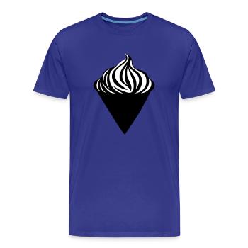 Eine leckere Waffel Eiscreme - Männer Premium Bio T-Shirt - Königsblau - Vorne - Damien (186cm)