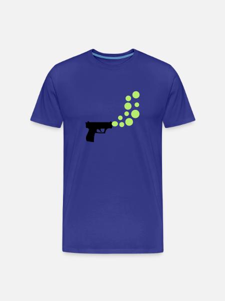 bubble gun - T-shirt bio Premium Homme - bleu roi