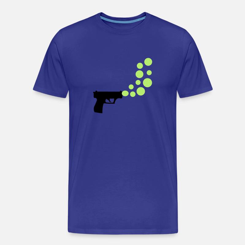 bubble gun - Männer Premium Bio T-Shirt - Königsblau