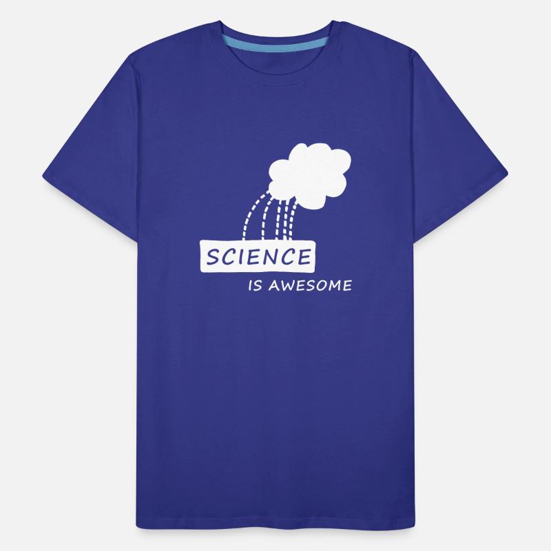science is awesome, Nerd, Geek, Student, Uni, Fun, Männer Premium Bio T-Shirt