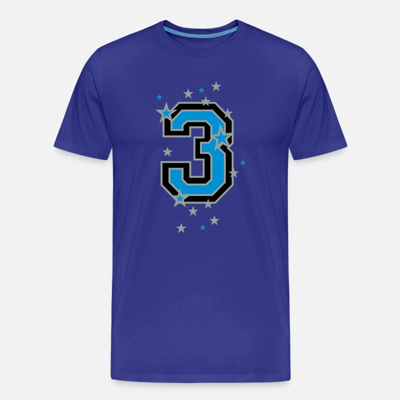 Nummer Eins 1 - Männer Premium Bio T-Shirt - Königsblau