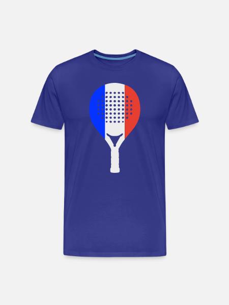 Padel-Frankreich - Männer Premium Bio T-Shirt - Königsblau