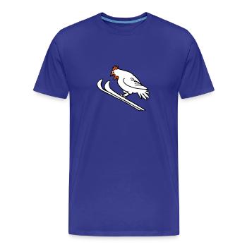Ski-hen - Men's Premium Organic T-Shirt - royal blue - Front - Damien (186cm)