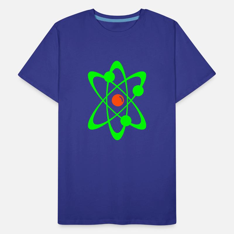 Atom Nuklear Radioaktiv nuclear science 2c Premium økologisk T-skjorte for menn