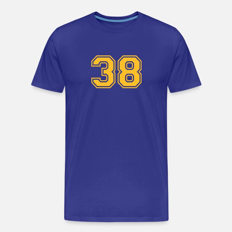 38 - Männer Premium Bio T-Shirt - Königsblau