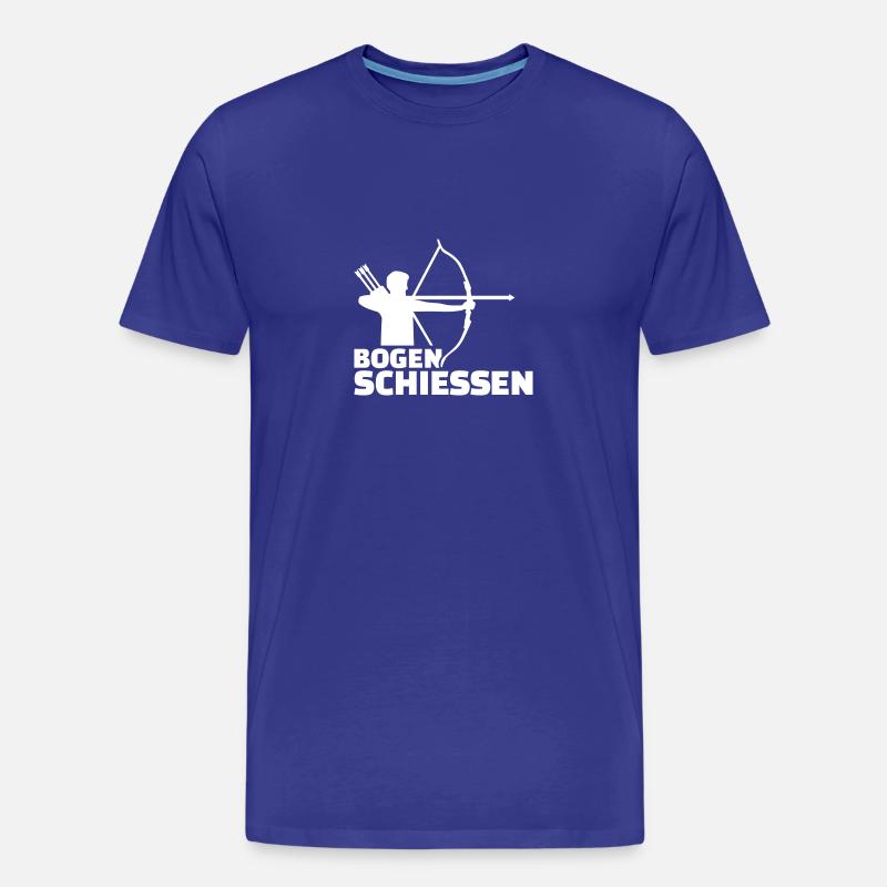 Bogenschießen - Männer Premium Bio T-Shirt - Königsblau