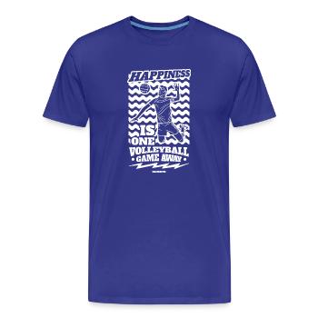 Volleyball Beach Volleyball Gift Beach - Men's Premium Organic T-Shirt - royal blue - Front - Damien (186cm)