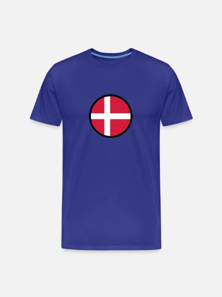 Marked By Denmark - Men's Premium Organic T-Shirt - royal blue