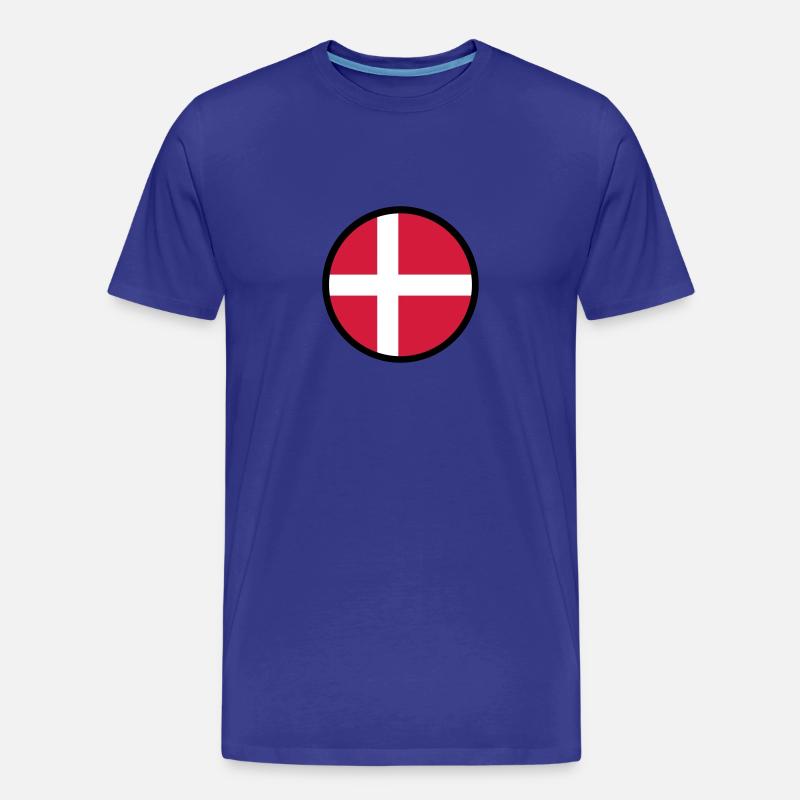 Markiert durch Dänemark - Männer Premium Bio T-Shirt - Königsblau