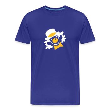 Un visage de copain - T-shirt bio Premium Homme - bleu roi - Devant - Damien (186cm)