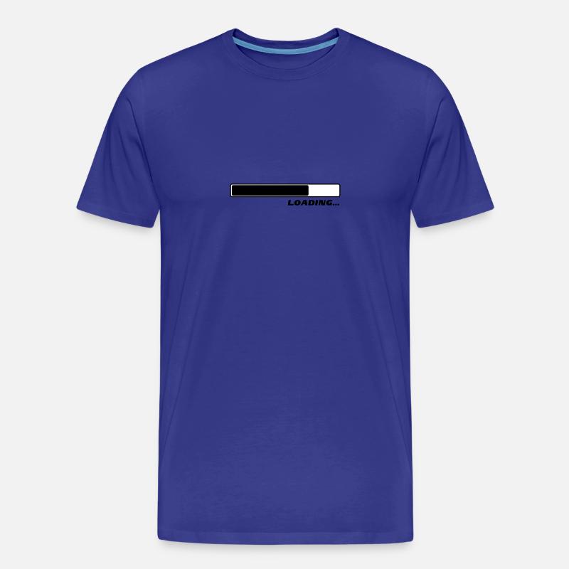 Loading Laden Ladebalken 2c - Männer Premium Bio T-Shirt - Königsblau