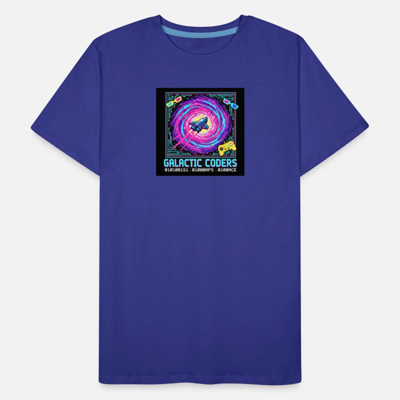 Codeurs galactiques Neon Pixel T-shirt bio Premium Homme