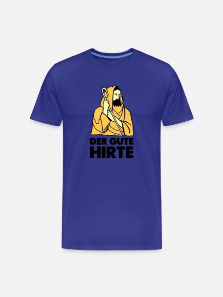 Jesus Shepherd - Men's Premium Organic T-Shirt - royal blue