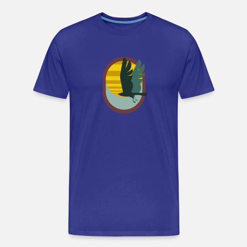Falkenflug - Männer Premium Bio T-Shirt - Königsblau