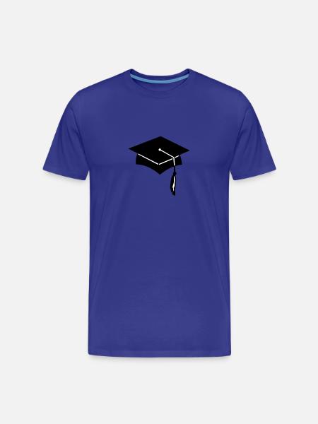 examenhut - absolventenhut - Männer Premium Bio T-Shirt - Königsblau