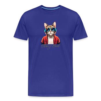 stay cool - Männer Premium Bio T-Shirt - Königsblau - Vorne - Damien (186cm)