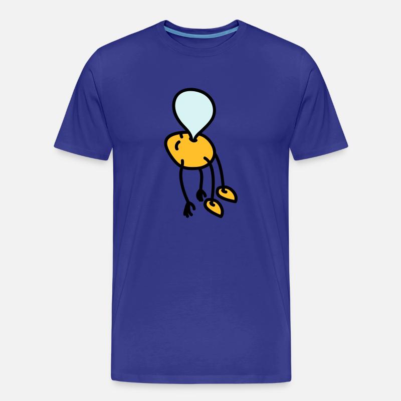 chewing_gum_man - Männer Premium Bio T-Shirt - Königsblau