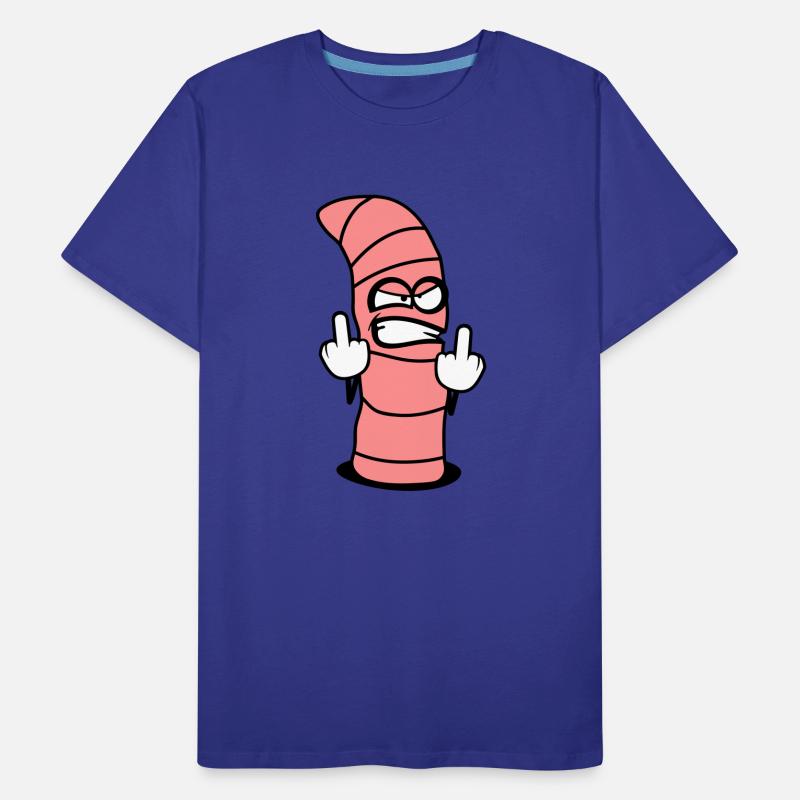 Conception de ver maléfique T-shirt bio Premium Homme
