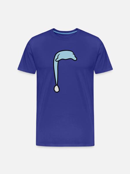 Sleeping cap with bobblehead - Men's Premium Organic T-Shirt - royal blue