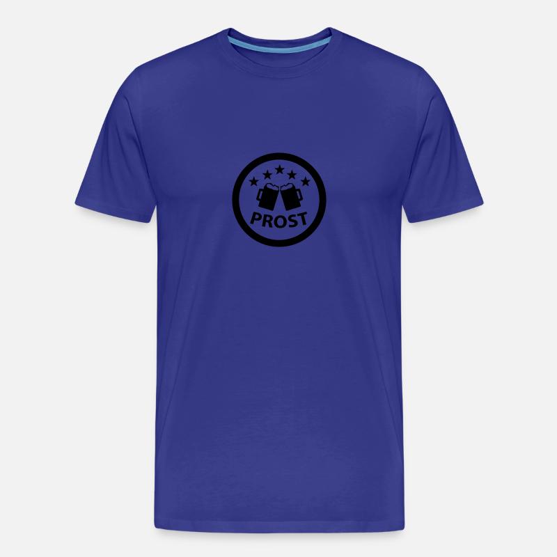 prost - Männer Premium Bio T-Shirt - Königsblau