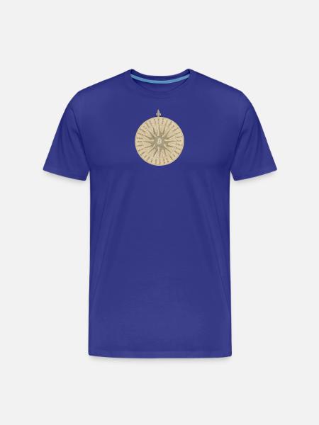 The Bitcoin Compass - Men's Premium Organic T-Shirt - royal blue