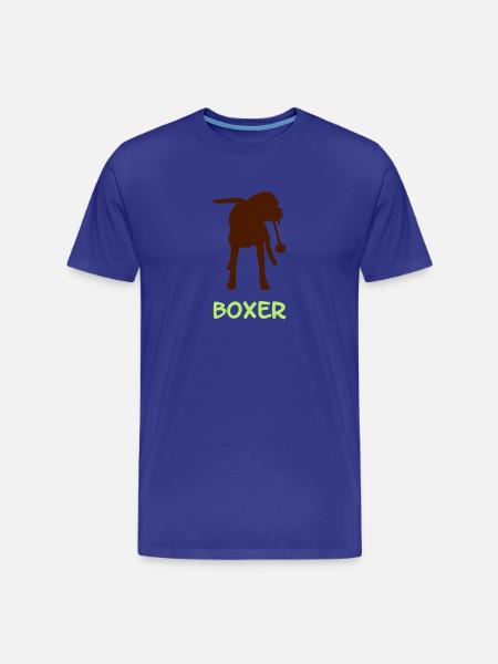 Boxer_2_cb - Männer Premium Bio T-Shirt - Königsblau