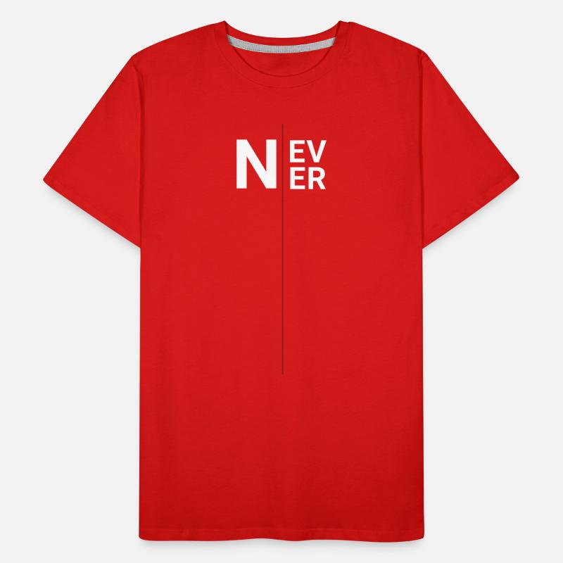 Null Bock, Never oder Ever? Kein Bock? Männer Premium Bio T-Shirt