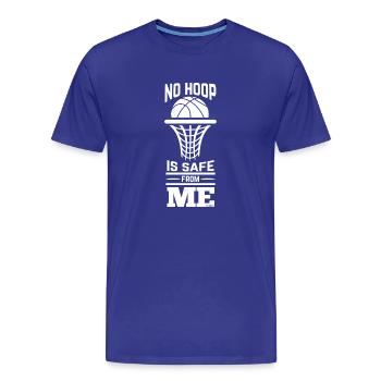 Basketball Hobby Sport Spruch Geschenk - Männer Premium Bio T-Shirt - Königsblau - Vorne - Damien (186cm)