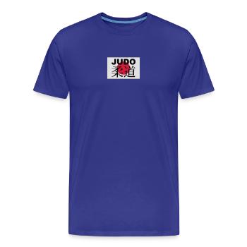 judo - T-shirt bio Premium Homme - bleu roi - Devant - Damien (186cm)