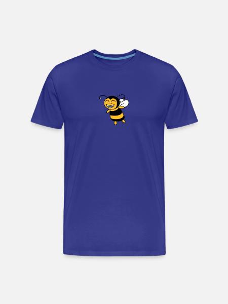 Cute little bee - Men's Premium Organic T-Shirt - royal blue