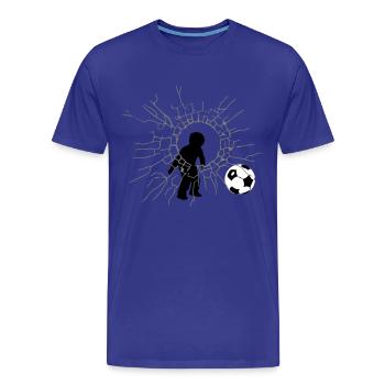 Football jochie - Men's Premium Organic T-Shirt - royal blue - Front - Damien (186cm)