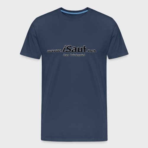 iSauf-Schriftzug - Männer Premium Bio T-Shirt