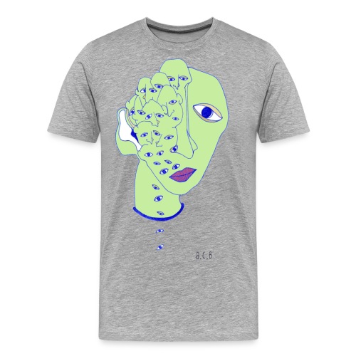 Eyedrop - Mannen premium biologisch T-shirt