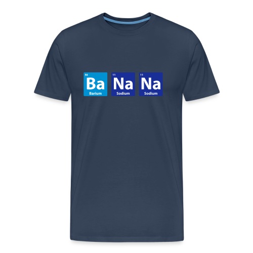 Periodic Table: BaNaNa - Organic T-shirt Ekologisk premium-T-shirt herr
