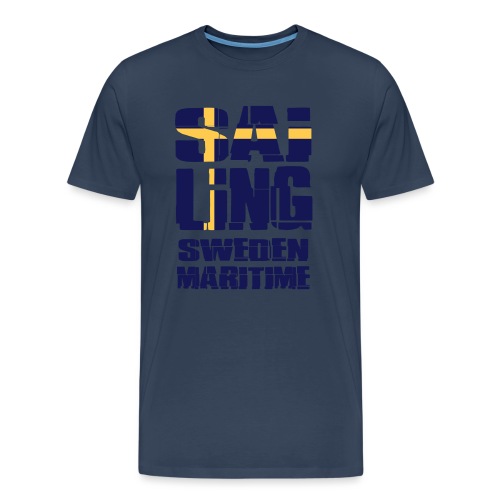 Sweden Maritime Sailing - Männer Premium Bio T-Shirt