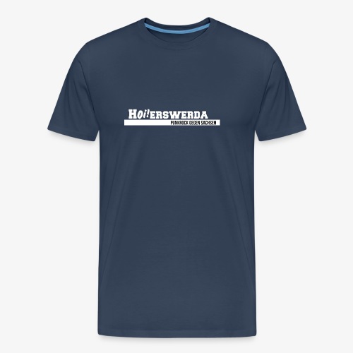 Logo Hoierswerda transparent - Männer Premium Bio T-Shirt