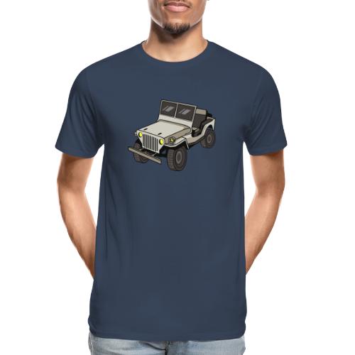 Willys CJ 4X4 Geländewagen Fans - Männer Premium Bio T-Shirt