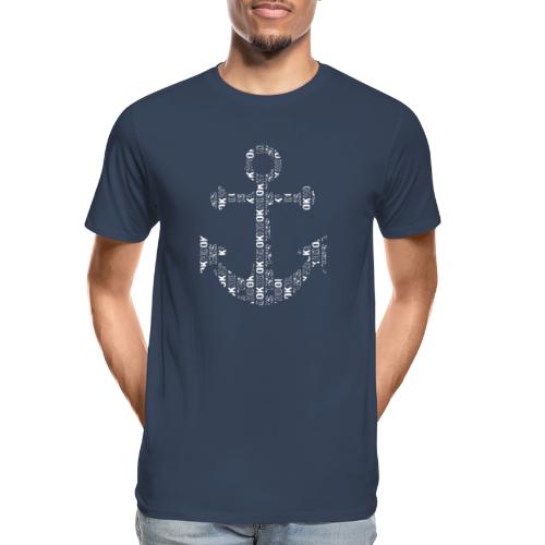 Hooksiel Anker - Männer Premium Bio T-Shirt